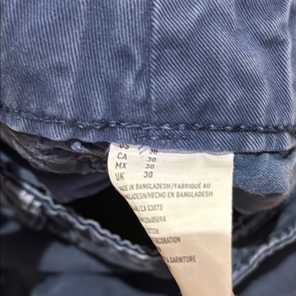 American Eagle Outfitters Navy Flat Front Shorts - Picture 3 of 4